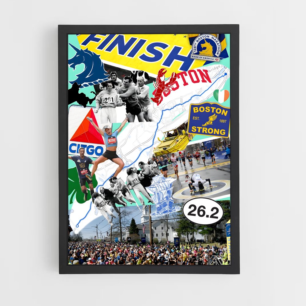 Poster L'Esprit de Boston – affiche Athlétisme (vue 2)